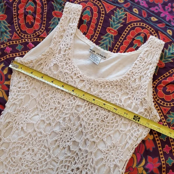 Vintage 70s one of a kind crochet dress - Picture 7 of 16